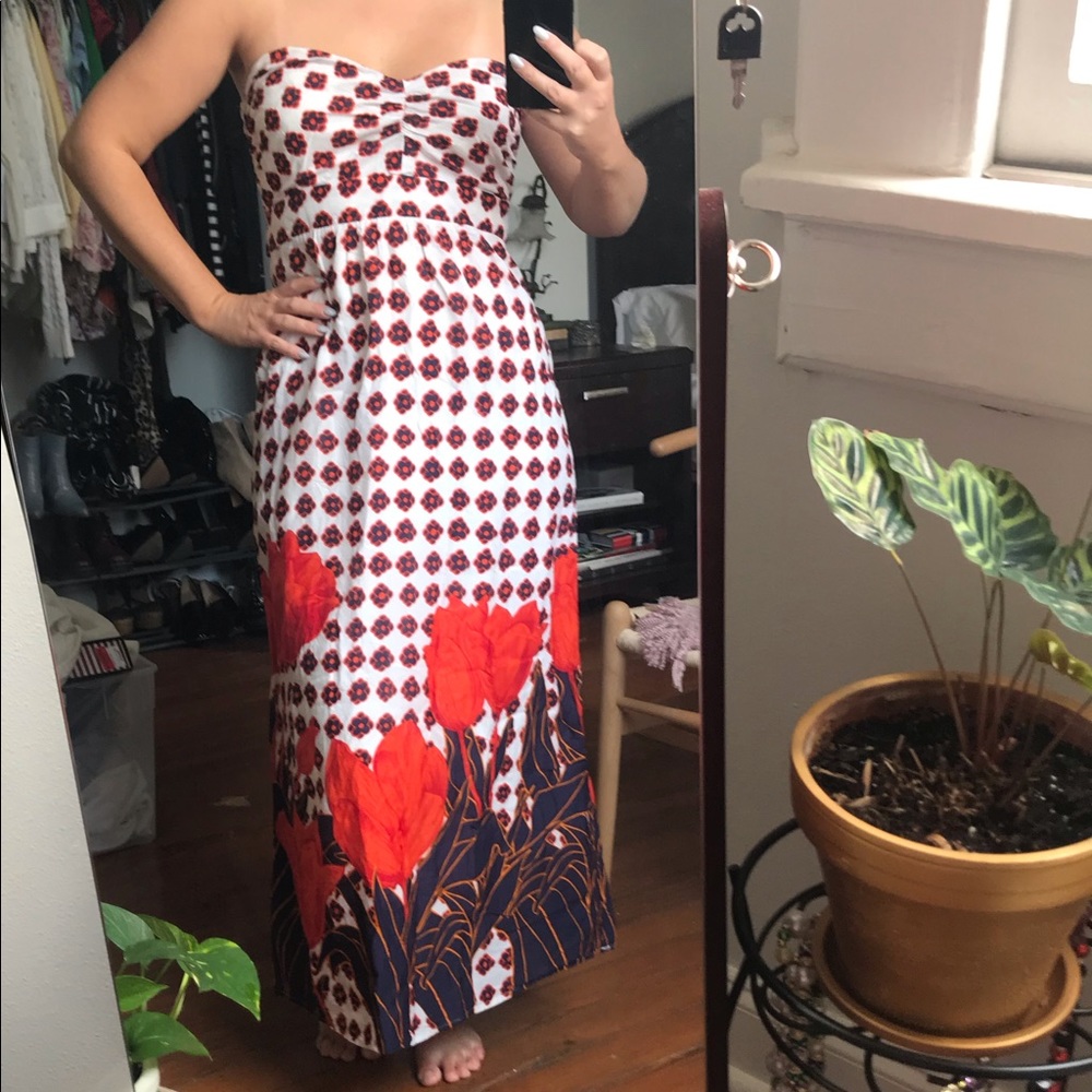 Anthropologie printed dress